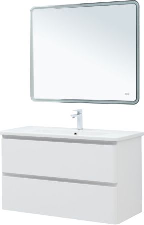 Тумба под раковину Aquanet Эмбер 105 белый матовый, артикул 00330469