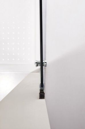 Душевая дверь в нишу Cezares Eco B-1 75 профиль Хром стекло прозрачное, артикул ECO-O-B-1-75-C-Cr