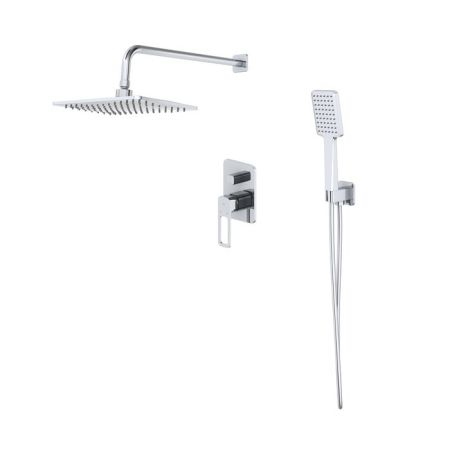 Душевая система скрытого монтажа с тропическим душем и ручным душем, Slide, IDDIS (SLISB02i67), артикул SLISB02i67
