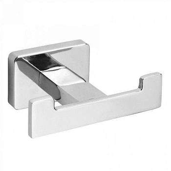 Крючок двойной NIKI  84x36x60 мм, хром