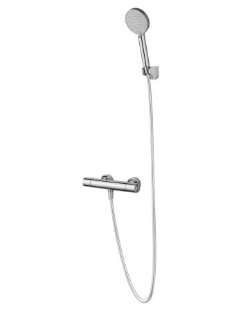 Смеситель для душа с термостатом WONZON & WOGHAND INN 6, Хром (WW-B2029-A-CR), артикул WW-B2029-A-CR