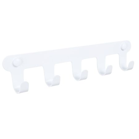 Планка с пятью крючками FIXSEN PRACTICA FX-805W-5, белый, артикул FX-805W-5