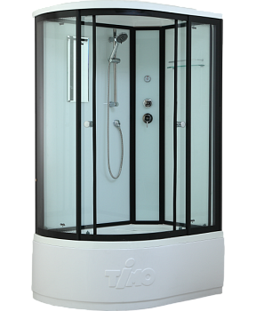 Душевая кабина Timo Standart T-6620 B R 120x85 профиль Черный стекло прозрачное