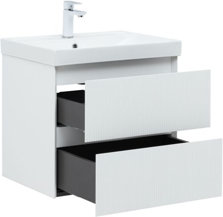 Тумба под раковину Aquanet Альтера 60 белый матовый, артикул 00337154