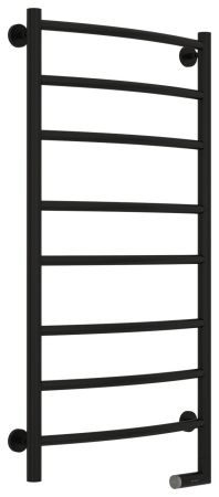 Полотенцесушитель электрический "ГАЛАНТ 2.0" 1000х500 / МЭМ правый (Матовый Чёрный)