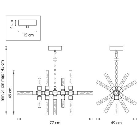 Люстра подвесная Condetta Lightstar 740114, артикул 740114