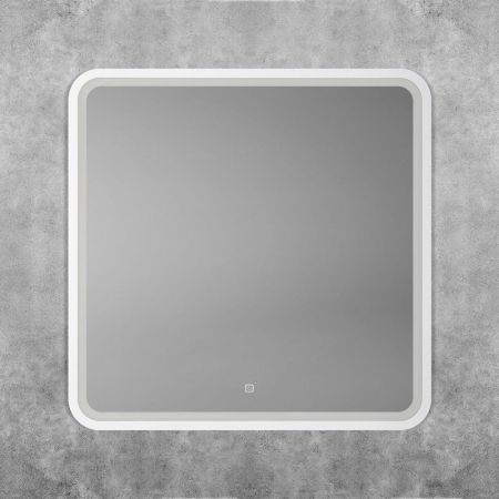Зеркало с подсветкой "Genova 800x800" AM-Gen-800-800-DS-F-White, артикул AM-Gen-800-800-DS-F-White