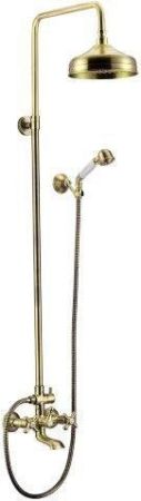 Душевая стойка со смесителем для ванны, верхнего и ручного душа CEZARES RETRO-CVD2
