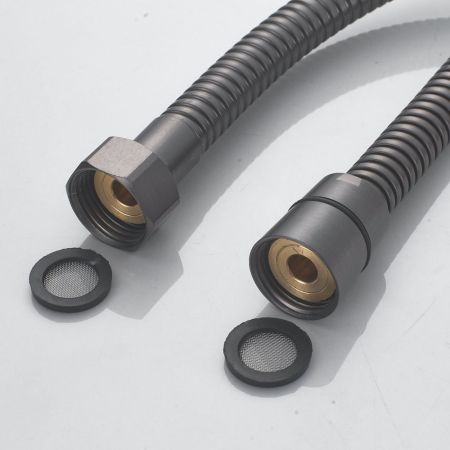 Смеситель для ванны Shevanik S9902T, оружейная сталь, артикул S9902T