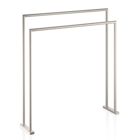 Decor Walther HT 5 Полотенцедержатель двойной 70x16x75см, напольный, цвет: матовый никель, артикул 0503534