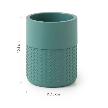 Gedy Thea, настольный стакан, цвет зеленый, артикул TH98(07)