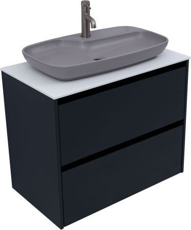 Тумба под раковину Allen Brau Activity 80 1.34004.AM антрацит матовый/черный браш, артикул 1.34004.AM