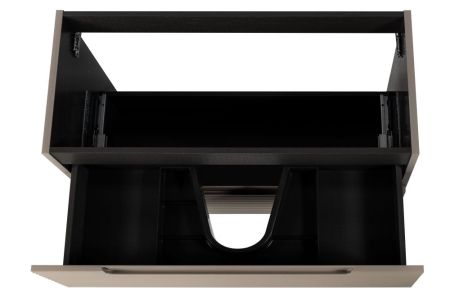 Комплект мебели Visobath Kyoto, 1200 мм, цвет кварцевый матовый лак (Quarzo), артикул 77877/Quarzo