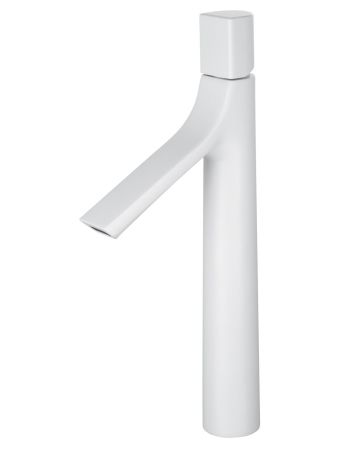Смеситель для раковины высокий WONZON & WOGHAND The ONE, Белый матовый (WW-H1011-MW)