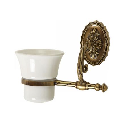 EDERA Стакан настенный, керамика/бронза, артикул 16904