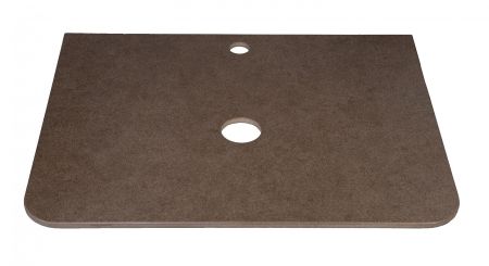 Столешница керамогранит под тумбу "Атлантика 60" MI03, цвет бежевый тёмный, артикул СС-00002232