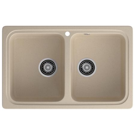 Кухонная мойка GranFest STANDART 780K, кашемир, артикул S-780K кашемир