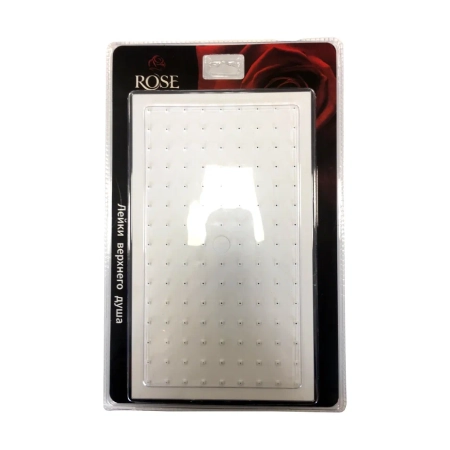 Верхний душ Rose RH42F, белый/хром, артикул RH42F