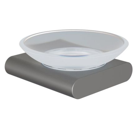 Мыльница Knotlor SD101GM, оружейная сталь, артикул SD101GM