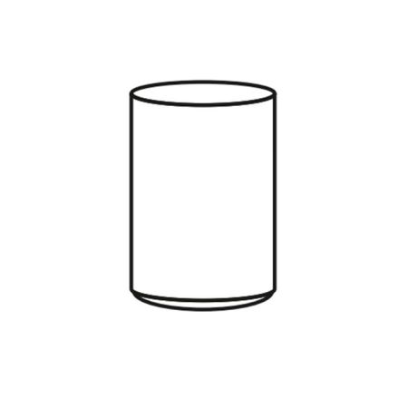 ADJ Стакан для зубных щеток, D7xH10 см., цвет:gold/панна котта, артикул 4941.gold/16