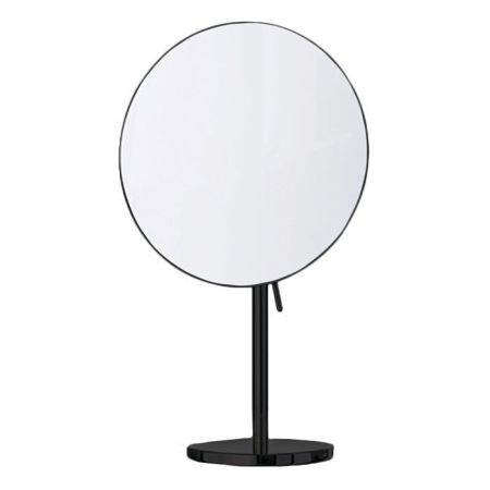 Косметическое зеркало, Bertocci, Vanity, круглое, размер зеркала (ш x в), мм-250*120, тип установки-настольный (свободностоящий), без подсветки, увеличение, х-3 раза, цвет-черный матовый (Matt Black, Nero Opaco), артикул 188 6250 0800