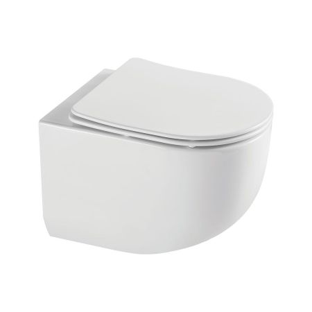 подвесные унитазы Vincea Унитаз подвесной Globo VT1-52T Tornado, цвет белый, ультратонкое soft-close сиденье,, артикул VT1-52T