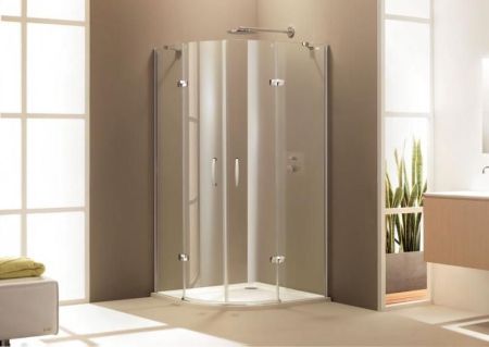 Душевое ограждение Huppe Melburn 430801.087.321 Профиль матовое серебро с прозрачным стеклом