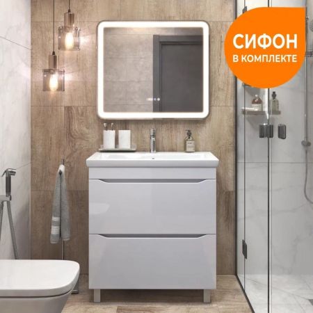 Тумба с раковиной напольная VIGO Grani 203, 80 см, артикул 203-com