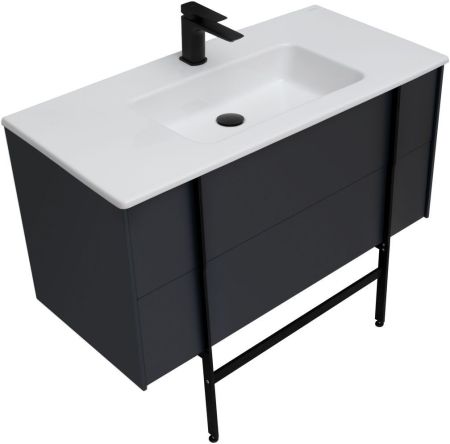 Тумба под раковину Allen Brau Reality 100 1.32007.AM антрацит матовый, артикул 1.32007.AM