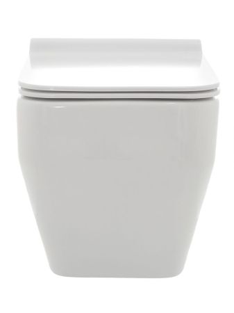 AQM2009 Унитаз подвесной с сиденьем SoftClose, технология смыва Rimless, скрытый крепеж. 525х360х370, артикул AQM2009