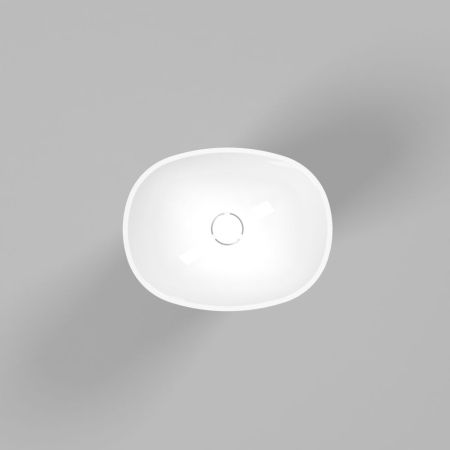 Умывальник WHITECROSS Stella 50x40 (белый глянец) иск. камень