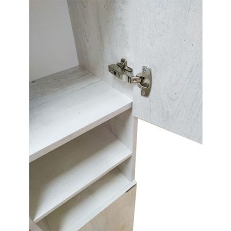 Шкаф пенал Comforty Верона 35-Н 4142368 подвесной Дуб белый, артикул 4142368