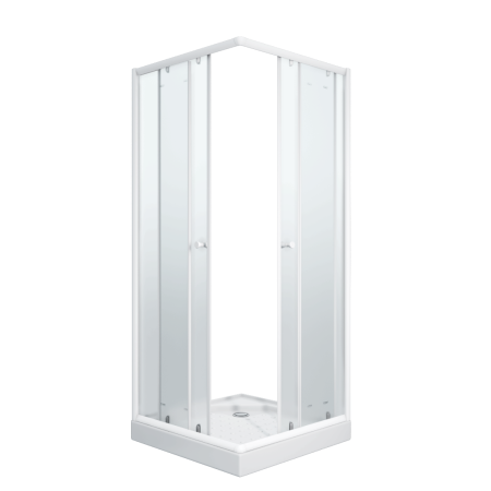 Уголок ZFQ81 душевой PARLY с поддоном (80х80х190)