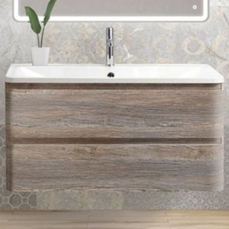 Тумба под раковину BelBagno ALBANO-1000-2C-SO-PS подвесная Pino Scania, артикул ALBANO-1000-2C-SO-PS