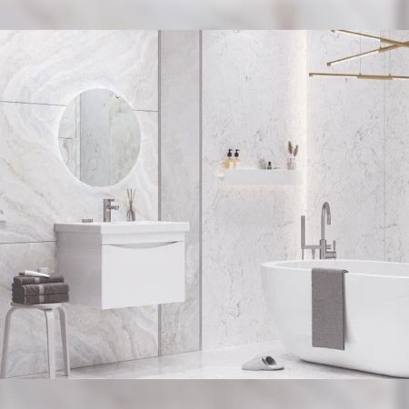 Тумба под раковину подвесная Velvex Vizo tpVIZ.60.1Y-21, 60 см, артикул tpVIZ.60.1Y-21