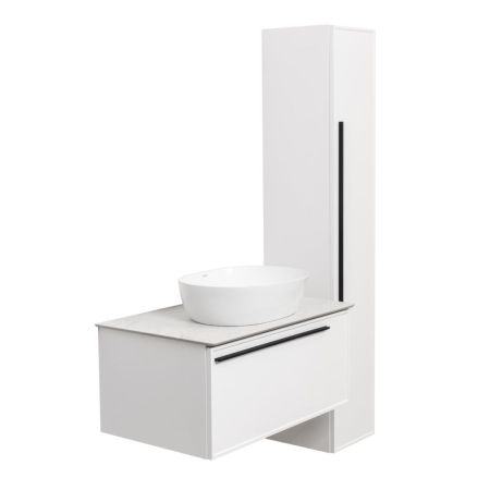 Тумба под раковину подвесная La Fenice Elba FNC-01-ELB-B-90, белая, артикул FNC-01-ELB-B-90