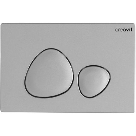 Клавиша смыва Creavit Spa GP7002.00 Серая матовая, артикул GP7002.00