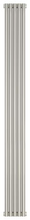 Отопительный радиатор ЭСТЕТ-00 н/ж 1800х225 / 5 сек (САТИН)