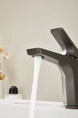 Смеситель для раковины HAIBA оружейная сталь (HB10726-3), артикул HB10726-3