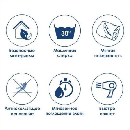 Lippe BM-6515 Almondine Коврик для ванной комнаты, артикул BM-6515