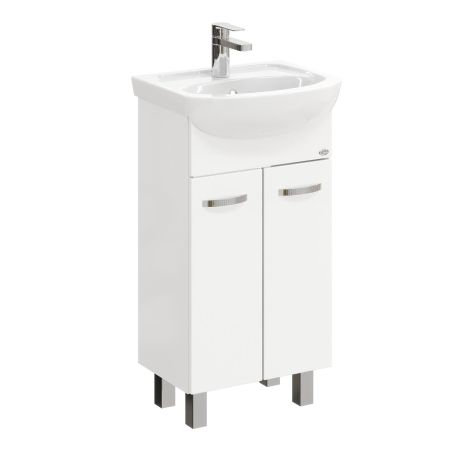 Тумба Onika Коралл 47 напольная, белая (ум. Дора 47/ Азов 45), артикул 104701