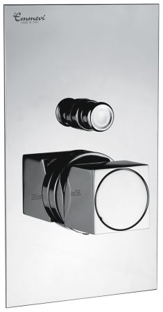 Внутристенный смеситель Siris на 2 выхода. Без рычага, цвет хром, артикул 47019CR