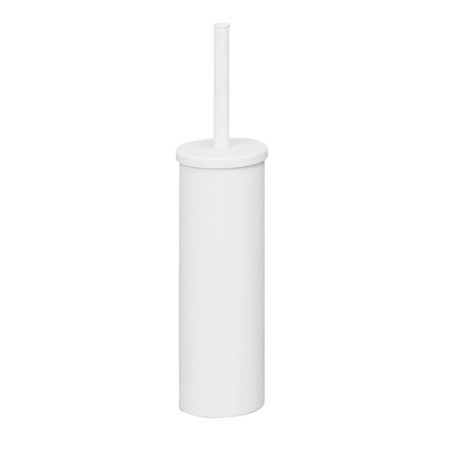 Gedy Tonga, круглый напольный металлический ёрш, цвет белый матовый, артикул TO33(02)