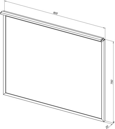 Зеркало Allen Brau Priority 90 1.31016.BB черный браш, артикул 1.31016.BB