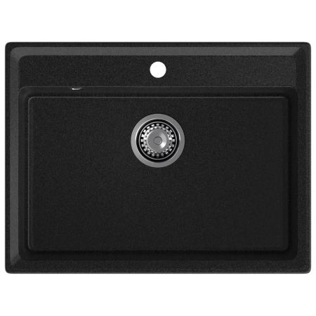 Кухонная мойка GranFest LEVEL 660, графит, артикул LV-660 графит