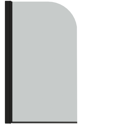 Шторка F04B для ванной, распашная PARLY (130x75)