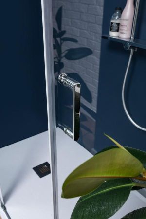 Душевая дверь Aquanet Cinetic AE12-N-80H190U-CT 800, прозрачное стекло, артикул AE12-N-80H190U-CT