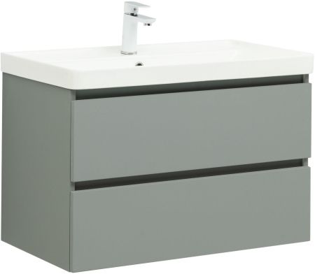 Тумба под раковину Aquanet Вега 2.0 80 мисти грин, артикул 00337961