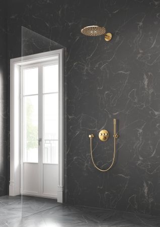 Термостат GROHE Grohtherm SmartControl на 3 выхода, верхняя монтажная часть, холодный рассвет глянец (29121GL0)