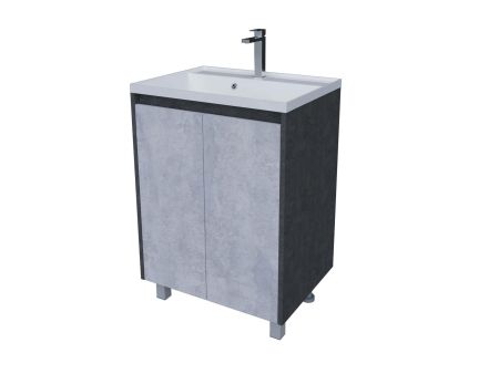 Тумба "Кибела 70", цемент, Classica 70 / сл, артикул SP-00001046